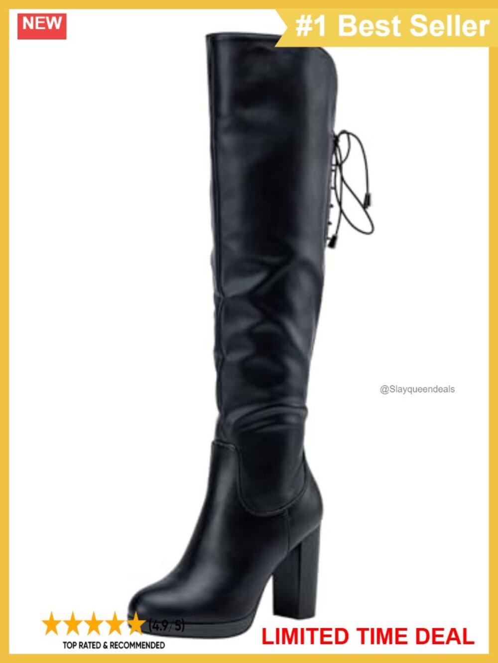 Faux Suede Thigh High Chunky Platform Over The Knee Boots